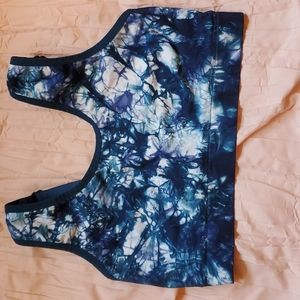 Navy tie dye bralette 14/16